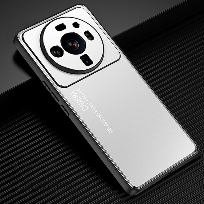Caja de teléfono de metal esmerilado de la serie Light and Shadow, For Xiaomi 12/12S/12X, For Xiaomi 12 Pro/12S Pro, For Xiaomi 12S Ultra