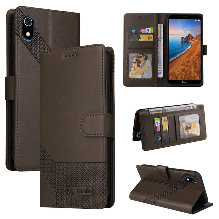 GQUTROBE Skin Feel Estuche magnético de cuero para teléfono, For Xiaomi Redmi 7A, For Xiaomi Redmi 9A, For Xiaomi Redmi 9C, For Xiaomi Redmi 9T, For Xiaomi Redmi K20, For Xiaomi Redmi Note 9 Pro, For Xiaomi Redmi Note 9T, For Xiaomi Redmi Note 8 Pro   ...
