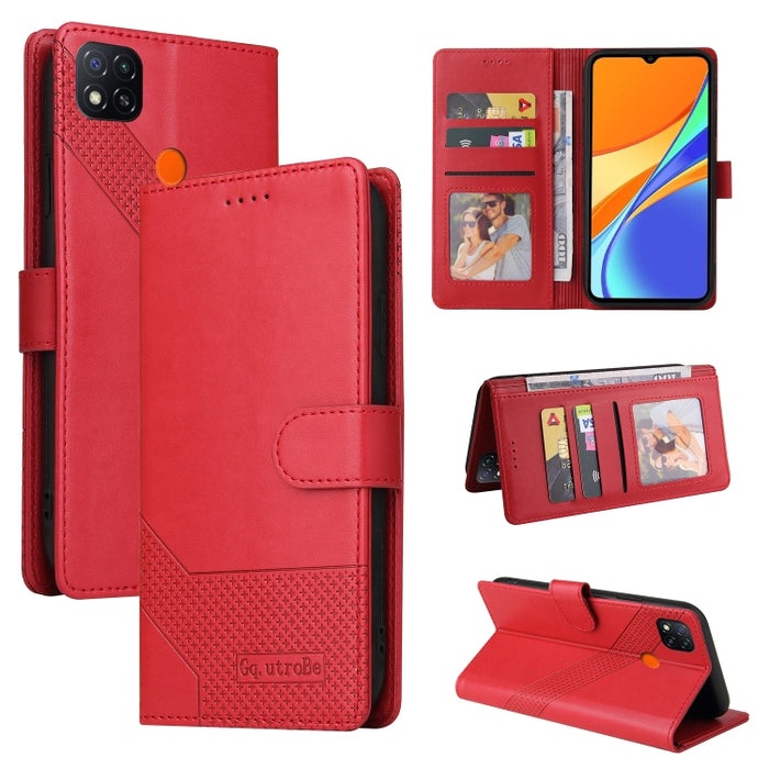GQUTROBE Skin Feel Estuche magnético de cuero para teléfono, For Xiaomi Redmi 7A, For Xiaomi Redmi 9A, For Xiaomi Redmi 9C, For Xiaomi Redmi 9T, For Xiaomi Redmi K20, For Xiaomi Redmi Note 9 Pro, For Xiaomi Redmi Note 9T, For Xiaomi Redmi Note 8 Pro   ...