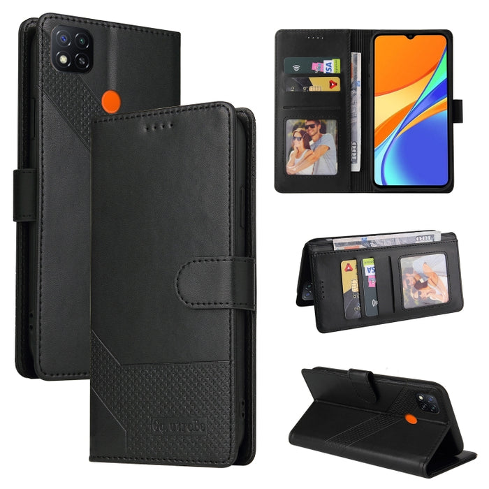 GQUTROBE Skin Feel Estuche magnético de cuero para teléfono, For Xiaomi Redmi 7A, For Xiaomi Redmi 9A, For Xiaomi Redmi 9C, For Xiaomi Redmi 9T, For Xiaomi Redmi K20, For Xiaomi Redmi Note 9 Pro, For Xiaomi Redmi Note 9T, For Xiaomi Redmi Note 8 Pro   ...