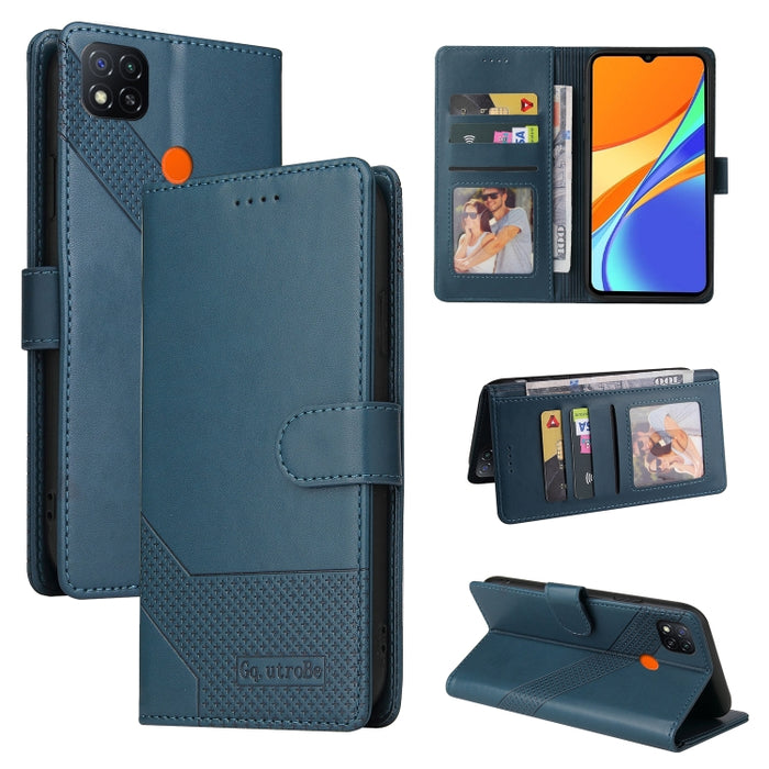 GQUTROBE Skin Feel Estuche magnético de cuero para teléfono, For Xiaomi Redmi 7A, For Xiaomi Redmi 9A, For Xiaomi Redmi 9C, For Xiaomi Redmi 9T, For Xiaomi Redmi K20, For Xiaomi Redmi Note 9 Pro, For Xiaomi Redmi Note 9T, For Xiaomi Redmi Note 8 Pro   ...