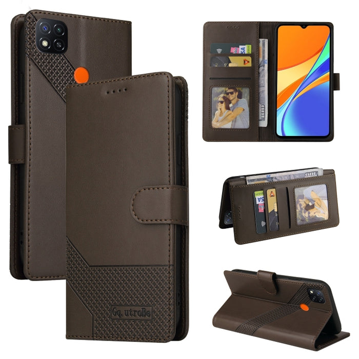 GQUTROBE Skin Feel Estuche magnético de cuero para teléfono, For Xiaomi Redmi 7A, For Xiaomi Redmi 9A, For Xiaomi Redmi 9C, For Xiaomi Redmi 9T, For Xiaomi Redmi K20, For Xiaomi Redmi Note 9 Pro, For Xiaomi Redmi Note 9T, For Xiaomi Redmi Note 8 Pro   ...