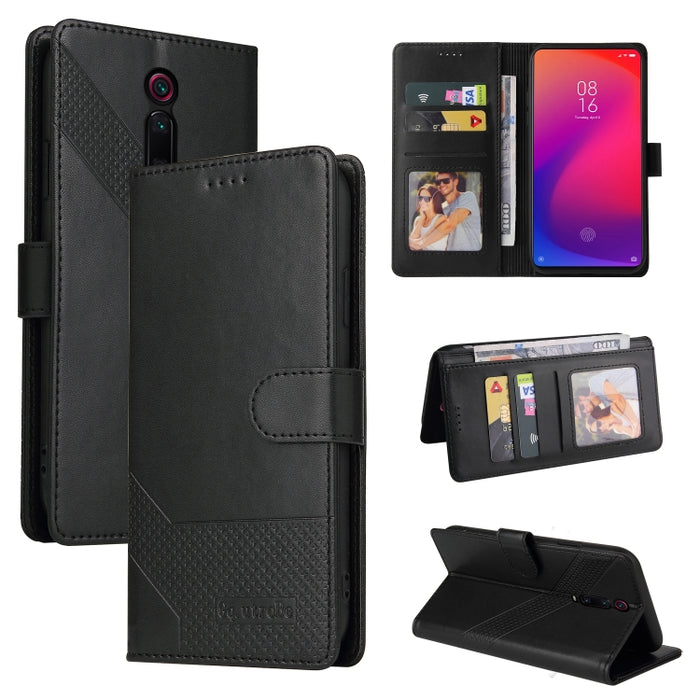 GQUTROBE Skin Feel Estuche magnético de cuero para teléfono, For Xiaomi Redmi 7A, For Xiaomi Redmi 9A, For Xiaomi Redmi 9C, For Xiaomi Redmi 9T, For Xiaomi Redmi K20, For Xiaomi Redmi Note 9 Pro, For Xiaomi Redmi Note 9T, For Xiaomi Redmi Note 8 Pro   ...