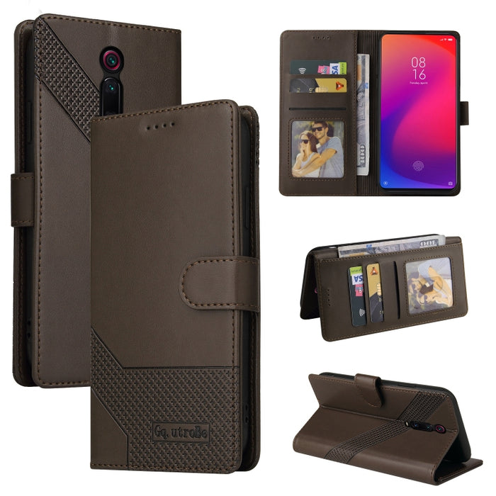 GQUTROBE Skin Feel Estuche magnético de cuero para teléfono, For Xiaomi Redmi 7A, For Xiaomi Redmi 9A, For Xiaomi Redmi 9C, For Xiaomi Redmi 9T, For Xiaomi Redmi K20, For Xiaomi Redmi Note 9 Pro, For Xiaomi Redmi Note 9T, For Xiaomi Redmi Note 8 Pro   ...