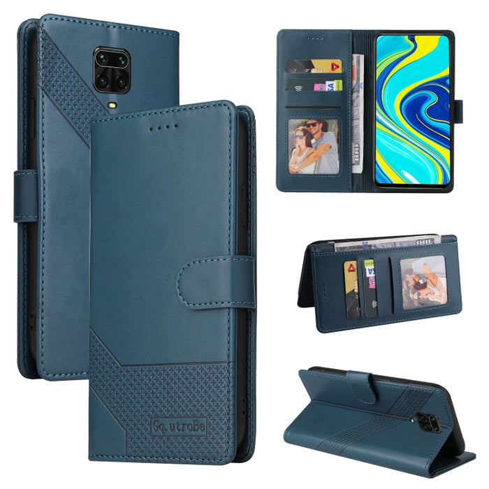 GQUTROBE Skin Feel Estuche magnético de cuero para teléfono, For Xiaomi Redmi 7A, For Xiaomi Redmi 9A, For Xiaomi Redmi 9C, For Xiaomi Redmi 9T, For Xiaomi Redmi K20, For Xiaomi Redmi Note 9 Pro, For Xiaomi Redmi Note 9T, For Xiaomi Redmi Note 8 Pro   ...
