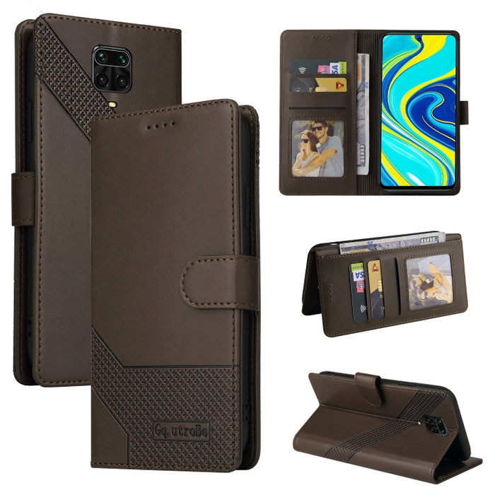 GQUTROBE Skin Feel Estuche magnético de cuero para teléfono, For Xiaomi Redmi 7A, For Xiaomi Redmi 9A, For Xiaomi Redmi 9C, For Xiaomi Redmi 9T, For Xiaomi Redmi K20, For Xiaomi Redmi Note 9 Pro, For Xiaomi Redmi Note 9T, For Xiaomi Redmi Note 8 Pro   ...