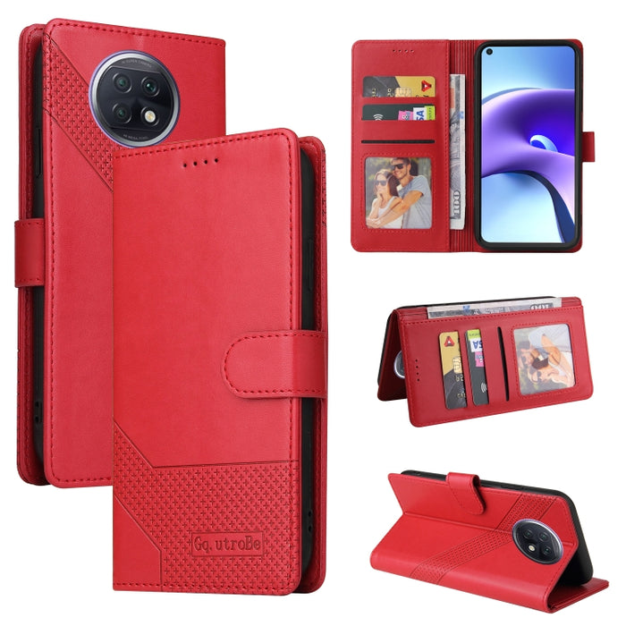 GQUTROBE Skin Feel Estuche magnético de cuero para teléfono, For Xiaomi Redmi 7A, For Xiaomi Redmi 9A, For Xiaomi Redmi 9C, For Xiaomi Redmi 9T, For Xiaomi Redmi K20, For Xiaomi Redmi Note 9 Pro, For Xiaomi Redmi Note 9T, For Xiaomi Redmi Note 8 Pro   ...