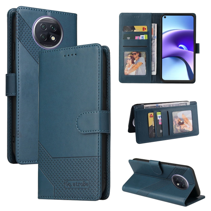 GQUTROBE Skin Feel Estuche magnético de cuero para teléfono, For Xiaomi Redmi 7A, For Xiaomi Redmi 9A, For Xiaomi Redmi 9C, For Xiaomi Redmi 9T, For Xiaomi Redmi K20, For Xiaomi Redmi Note 9 Pro, For Xiaomi Redmi Note 9T, For Xiaomi Redmi Note 8 Pro   ...