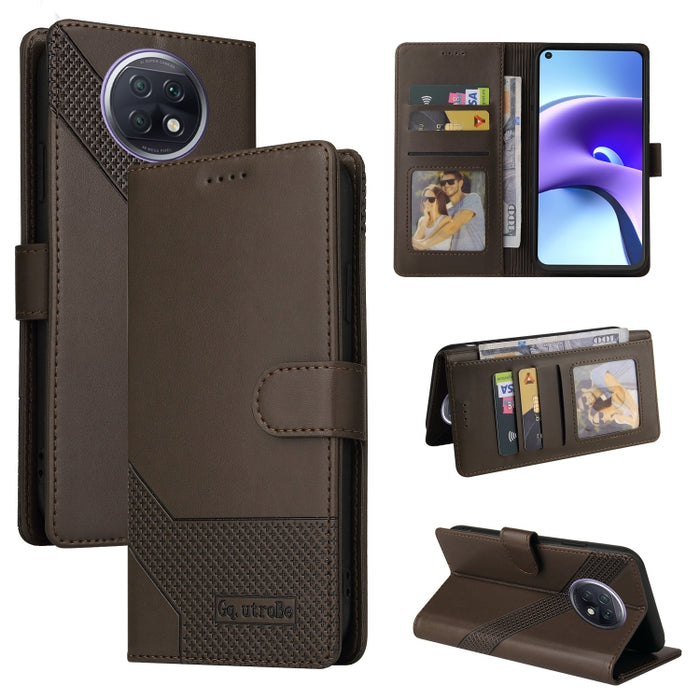 GQUTROBE Skin Feel Estuche magnético de cuero para teléfono, For Xiaomi Redmi 7A, For Xiaomi Redmi 9A, For Xiaomi Redmi 9C, For Xiaomi Redmi 9T, For Xiaomi Redmi K20, For Xiaomi Redmi Note 9 Pro, For Xiaomi Redmi Note 9T, For Xiaomi Redmi Note 8 Pro   ...
