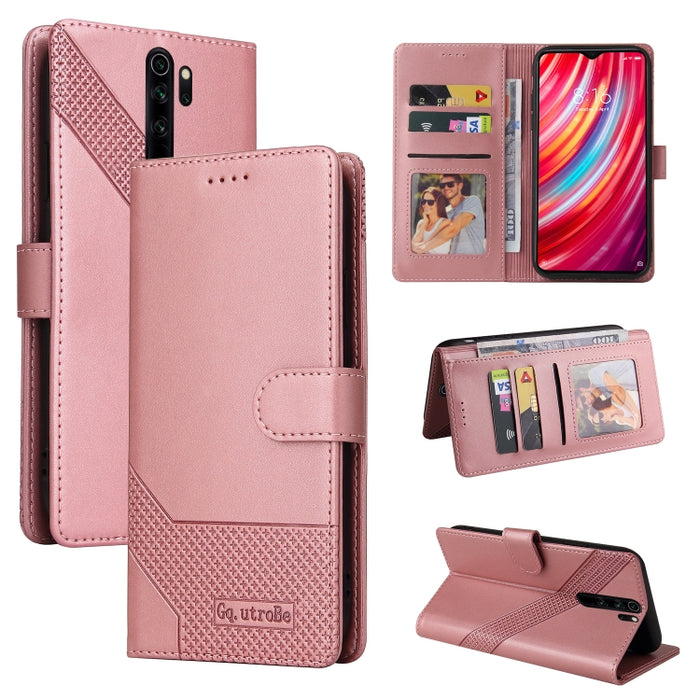 GQUTROBE Skin Feel Estuche magnético de cuero para teléfono, For Xiaomi Redmi 7A, For Xiaomi Redmi 9A, For Xiaomi Redmi 9C, For Xiaomi Redmi 9T, For Xiaomi Redmi K20, For Xiaomi Redmi Note 9 Pro, For Xiaomi Redmi Note 9T, For Xiaomi Redmi Note 8 Pro   ...