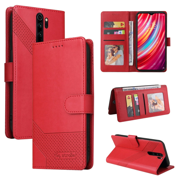 GQUTROBE Skin Feel Estuche magnético de cuero para teléfono, For Xiaomi Redmi 7A, For Xiaomi Redmi 9A, For Xiaomi Redmi 9C, For Xiaomi Redmi 9T, For Xiaomi Redmi K20, For Xiaomi Redmi Note 9 Pro, For Xiaomi Redmi Note 9T, For Xiaomi Redmi Note 8 Pro   ...