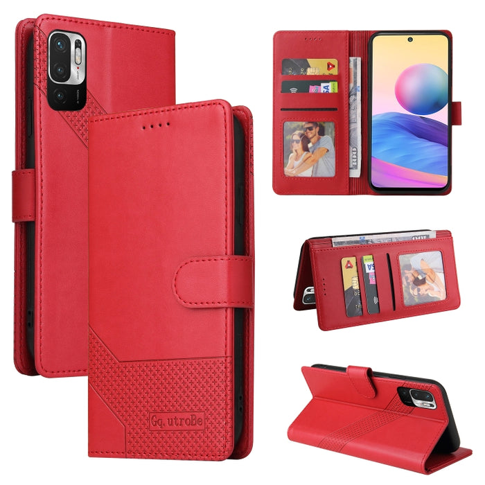 GQUTROBE Skin Feel Estuche magnético de cuero para teléfono, For Xiaomi Redmi 7A, For Xiaomi Redmi 9A, For Xiaomi Redmi 9C, For Xiaomi Redmi 9T, For Xiaomi Redmi K20, For Xiaomi Redmi Note 9 Pro, For Xiaomi Redmi Note 9T, For Xiaomi Redmi Note 8 Pro   ...