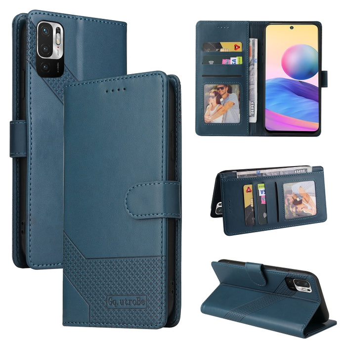 GQUTROBE Skin Feel Estuche magnético de cuero para teléfono, For Xiaomi Redmi 7A, For Xiaomi Redmi 9A, For Xiaomi Redmi 9C, For Xiaomi Redmi 9T, For Xiaomi Redmi K20, For Xiaomi Redmi Note 9 Pro, For Xiaomi Redmi Note 9T, For Xiaomi Redmi Note 8 Pro   ...