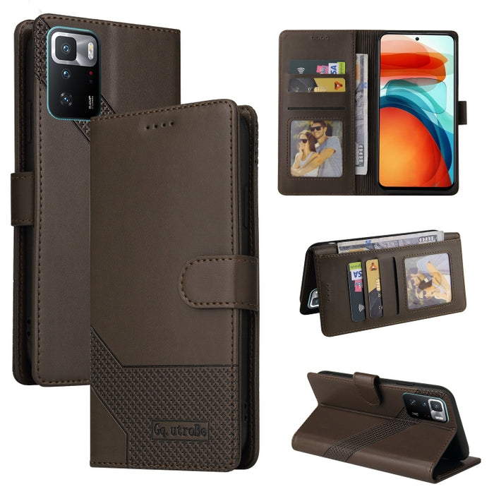 GQUTROBE Skin Feel Estuche magnético de cuero para teléfono, For Xiaomi Redmi 7A, For Xiaomi Redmi 9A, For Xiaomi Redmi 9C, For Xiaomi Redmi 9T, For Xiaomi Redmi K20, For Xiaomi Redmi Note 9 Pro, For Xiaomi Redmi Note 9T, For Xiaomi Redmi Note 8 Pro   ...