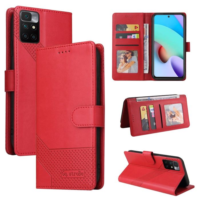 GQUTROBE Skin Feel Estuche magnético de cuero para teléfono, For Xiaomi Redmi 7A, For Xiaomi Redmi 9A, For Xiaomi Redmi 9C, For Xiaomi Redmi 9T, For Xiaomi Redmi K20, For Xiaomi Redmi Note 9 Pro, For Xiaomi Redmi Note 9T, For Xiaomi Redmi Note 8 Pro   ...
