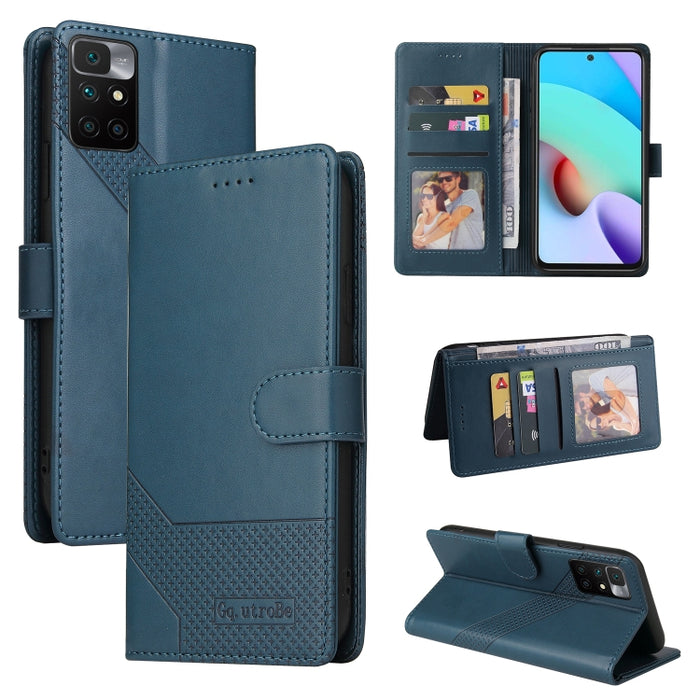 GQUTROBE Skin Feel Estuche magnético de cuero para teléfono, For Xiaomi Redmi 7A, For Xiaomi Redmi 9A, For Xiaomi Redmi 9C, For Xiaomi Redmi 9T, For Xiaomi Redmi K20, For Xiaomi Redmi Note 9 Pro, For Xiaomi Redmi Note 9T, For Xiaomi Redmi Note 8 Pro   ...
