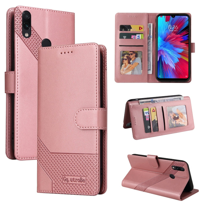 GQUTROBE Skin Feel Estuche magnético de cuero para teléfono, For Xiaomi Redmi 7A, For Xiaomi Redmi 9A, For Xiaomi Redmi 9C, For Xiaomi Redmi 9T, For Xiaomi Redmi K20, For Xiaomi Redmi Note 9 Pro, For Xiaomi Redmi Note 9T, For Xiaomi Redmi Note 8 Pro   ...