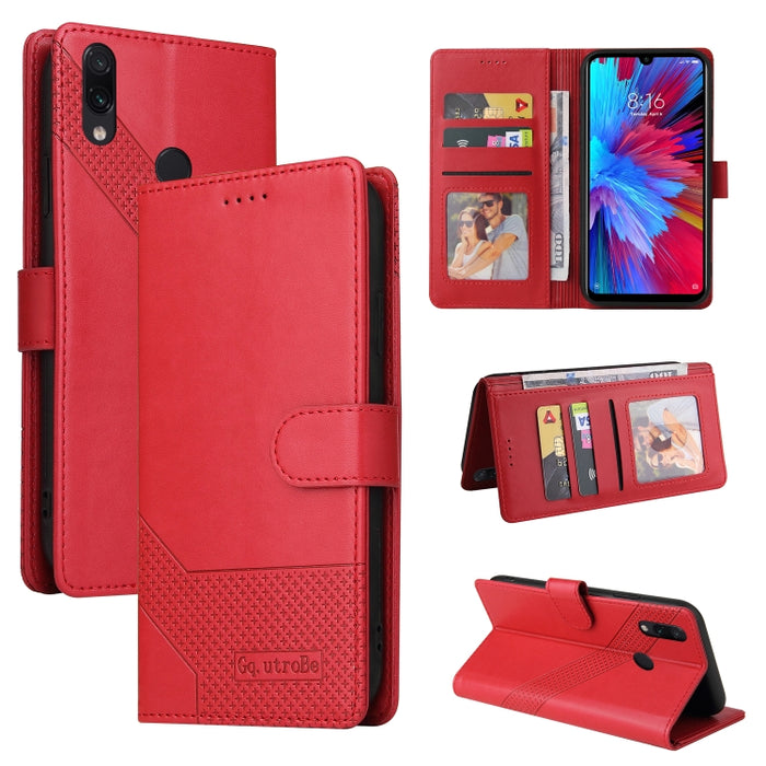 GQUTROBE Skin Feel Estuche magnético de cuero para teléfono, For Xiaomi Redmi 7A, For Xiaomi Redmi 9A, For Xiaomi Redmi 9C, For Xiaomi Redmi 9T, For Xiaomi Redmi K20, For Xiaomi Redmi Note 9 Pro, For Xiaomi Redmi Note 9T, For Xiaomi Redmi Note 8 Pro   ...
