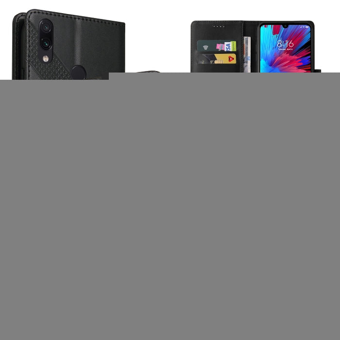 GQUTROBE Skin Feel Estuche magnético de cuero para teléfono, For Xiaomi Redmi 7A, For Xiaomi Redmi 9A, For Xiaomi Redmi 9C, For Xiaomi Redmi 9T, For Xiaomi Redmi K20, For Xiaomi Redmi Note 9 Pro, For Xiaomi Redmi Note 9T, For Xiaomi Redmi Note 8 Pro   ...