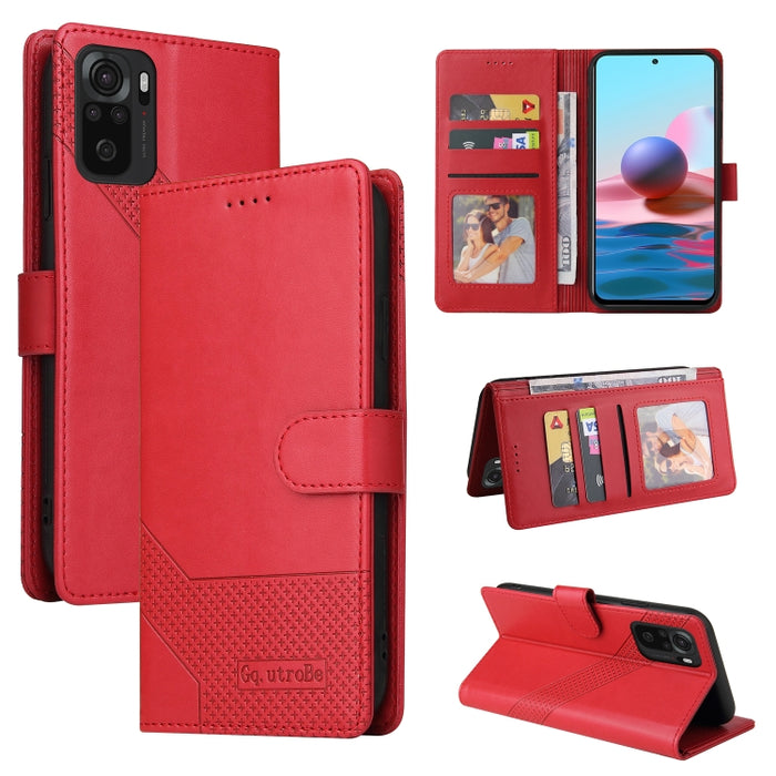 GQUTROBE Skin Feel Estuche magnético de cuero para teléfono, For Xiaomi Redmi 7A, For Xiaomi Redmi 9A, For Xiaomi Redmi 9C, For Xiaomi Redmi 9T, For Xiaomi Redmi K20, For Xiaomi Redmi Note 9 Pro, For Xiaomi Redmi Note 9T, For Xiaomi Redmi Note 8 Pro   ...