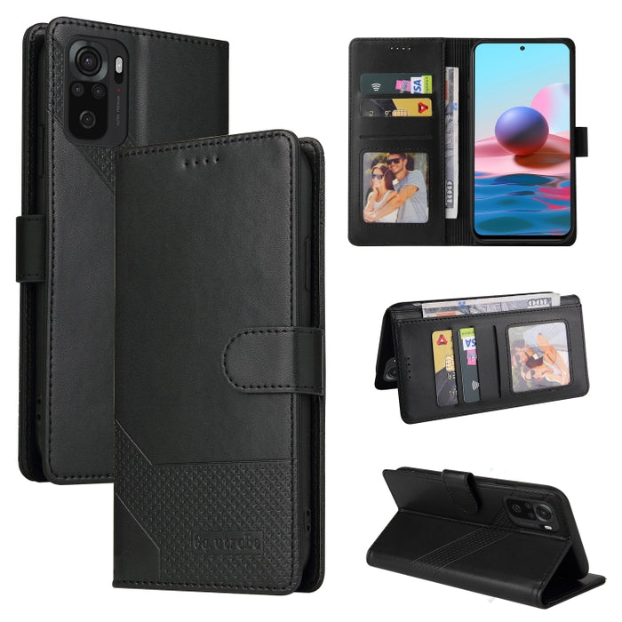 GQUTROBE Skin Feel Estuche magnético de cuero para teléfono, For Xiaomi Redmi 7A, For Xiaomi Redmi 9A, For Xiaomi Redmi 9C, For Xiaomi Redmi 9T, For Xiaomi Redmi K20, For Xiaomi Redmi Note 9 Pro, For Xiaomi Redmi Note 9T, For Xiaomi Redmi Note 8 Pro   ...