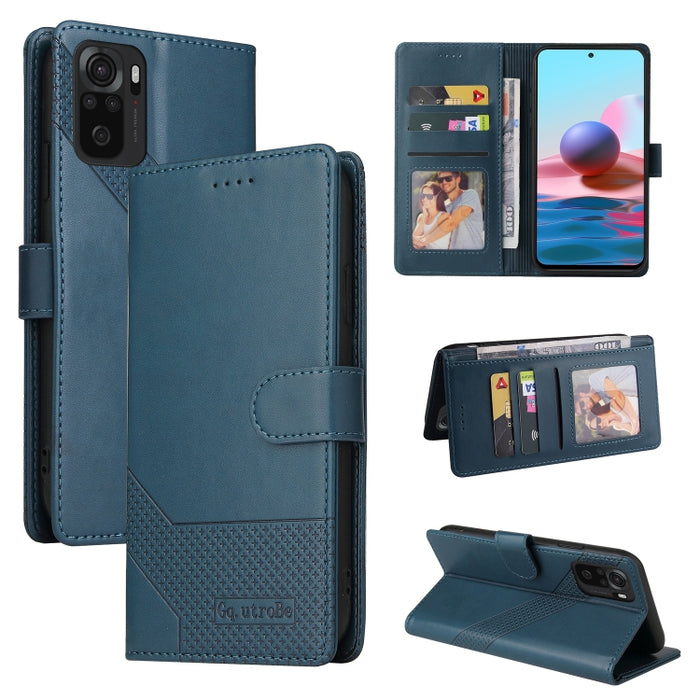 GQUTROBE Skin Feel Estuche magnético de cuero para teléfono, For Xiaomi Redmi 7A, For Xiaomi Redmi 9A, For Xiaomi Redmi 9C, For Xiaomi Redmi 9T, For Xiaomi Redmi K20, For Xiaomi Redmi Note 9 Pro, For Xiaomi Redmi Note 9T, For Xiaomi Redmi Note 8 Pro   ...
