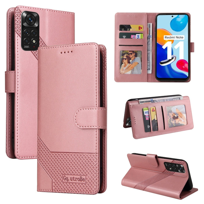 GQUTROBE Skin Feel Estuche magnético de cuero para teléfono, For Xiaomi Redmi 7A, For Xiaomi Redmi 9A, For Xiaomi Redmi 9C, For Xiaomi Redmi 9T, For Xiaomi Redmi K20, For Xiaomi Redmi Note 9 Pro, For Xiaomi Redmi Note 9T, For Xiaomi Redmi Note 8 Pro   ...