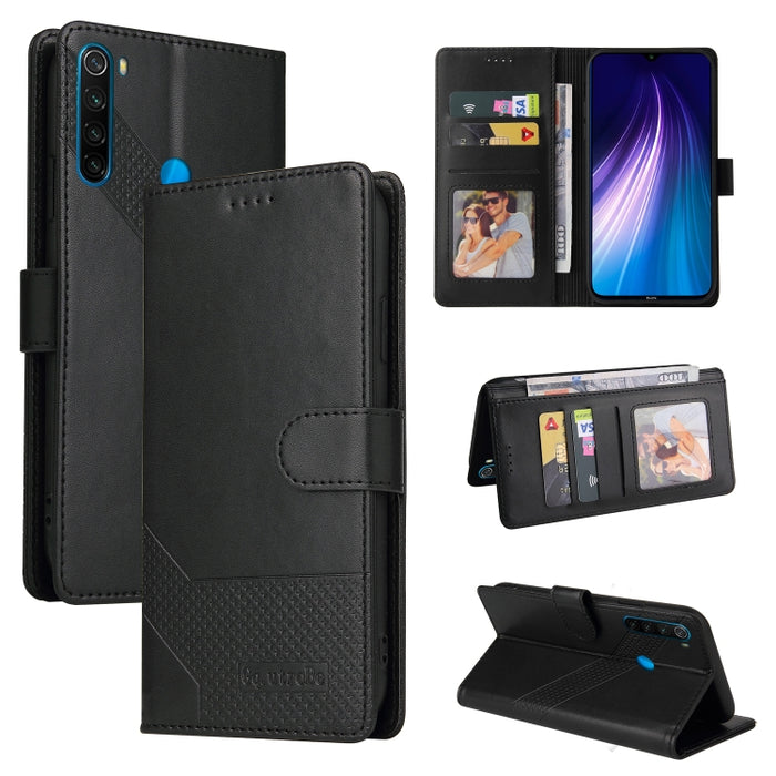 GQUTROBE Skin Feel Estuche magnético de cuero para teléfono, For Xiaomi Redmi 7A, For Xiaomi Redmi 9A, For Xiaomi Redmi 9C, For Xiaomi Redmi 9T, For Xiaomi Redmi K20, For Xiaomi Redmi Note 9 Pro, For Xiaomi Redmi Note 9T, For Xiaomi Redmi Note 8 Pro   ...