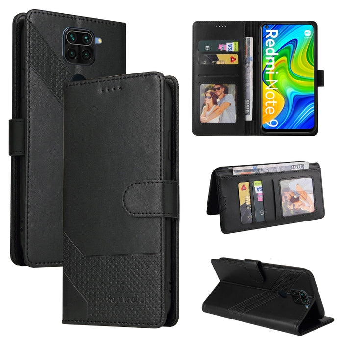 GQUTROBE Skin Feel Estuche magnético de cuero para teléfono, For Xiaomi Redmi 7A, For Xiaomi Redmi 9A, For Xiaomi Redmi 9C, For Xiaomi Redmi 9T, For Xiaomi Redmi K20, For Xiaomi Redmi Note 9 Pro, For Xiaomi Redmi Note 9T, For Xiaomi Redmi Note 8 Pro   ...