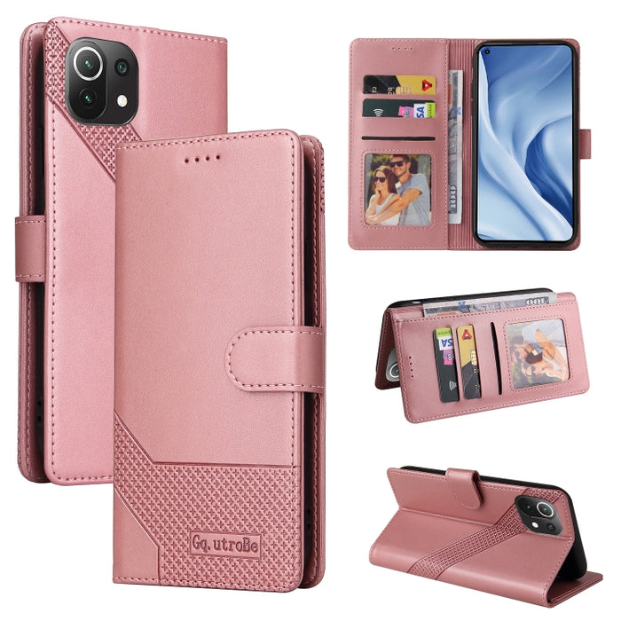 GQUTROBE Skin Feel Estuche magnético de cuero para teléfono, For Xiaomi Redmi Note 11 Pro, For Xiaomi Mi 10 Lite, For Xiaomi Mi 11 Lite, For Xiaomi Poco F3, For Xiaomi Poco X3 NFC, For Xiaomi Mi 10T Lite, For Xiaomi Mi 10T Pro, For Xiaomi Mi 11        ...