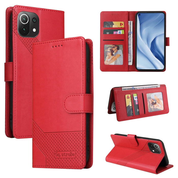 GQUTROBE Skin Feel Estuche magnético de cuero para teléfono, For Xiaomi Redmi Note 11 Pro, For Xiaomi Mi 10 Lite, For Xiaomi Mi 11 Lite, For Xiaomi Poco F3, For Xiaomi Poco X3 NFC, For Xiaomi Mi 10T Lite, For Xiaomi Mi 10T Pro, For Xiaomi Mi 11        ...