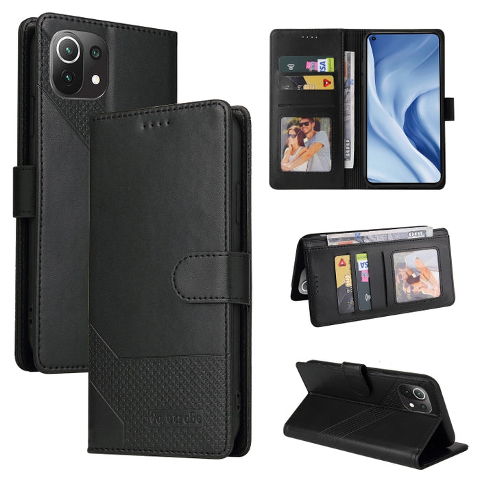 GQUTROBE Skin Feel Estuche magnético de cuero para teléfono, For Xiaomi Redmi Note 11 Pro, For Xiaomi Mi 10 Lite, For Xiaomi Mi 11 Lite, For Xiaomi Poco F3, For Xiaomi Poco X3 NFC, For Xiaomi Mi 10T Lite, For Xiaomi Mi 10T Pro, For Xiaomi Mi 11        ...