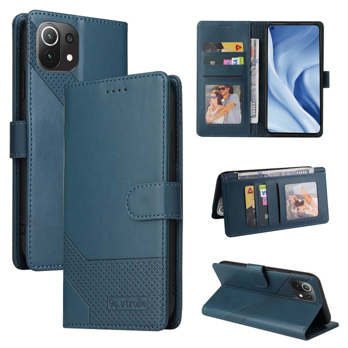 GQUTROBE Skin Feel Estuche magnético de cuero para teléfono, For Xiaomi Redmi Note 11 Pro, For Xiaomi Mi 10 Lite, For Xiaomi Mi 11 Lite, For Xiaomi Poco F3, For Xiaomi Poco X3 NFC, For Xiaomi Mi 10T Lite, For Xiaomi Mi 10T Pro, For Xiaomi Mi 11        ...