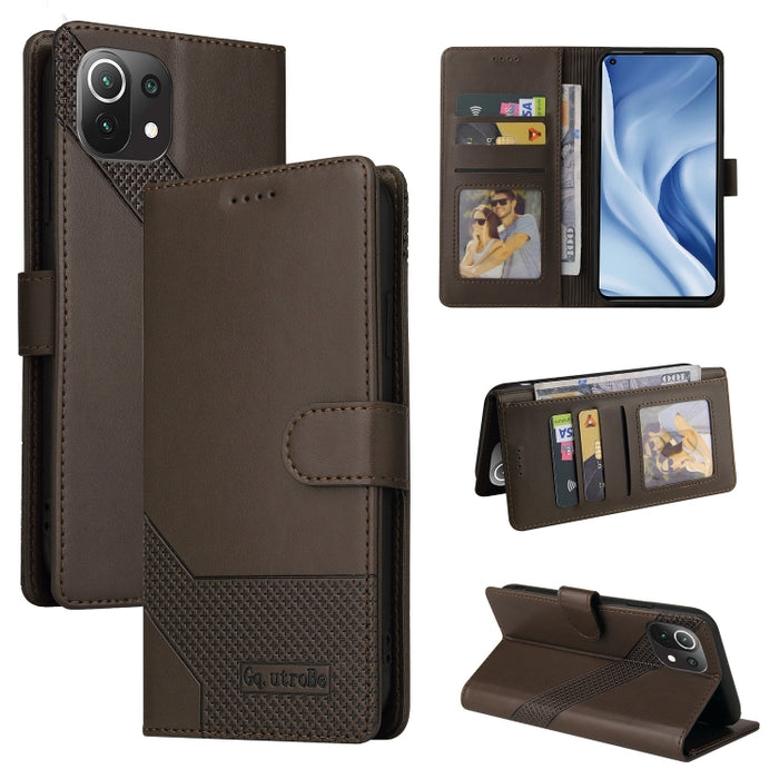 GQUTROBE Skin Feel Estuche magnético de cuero para teléfono, For Xiaomi Redmi Note 11 Pro, For Xiaomi Mi 10 Lite, For Xiaomi Mi 11 Lite, For Xiaomi Poco F3, For Xiaomi Poco X3 NFC, For Xiaomi Mi 10T Lite, For Xiaomi Mi 10T Pro, For Xiaomi Mi 11        ...
