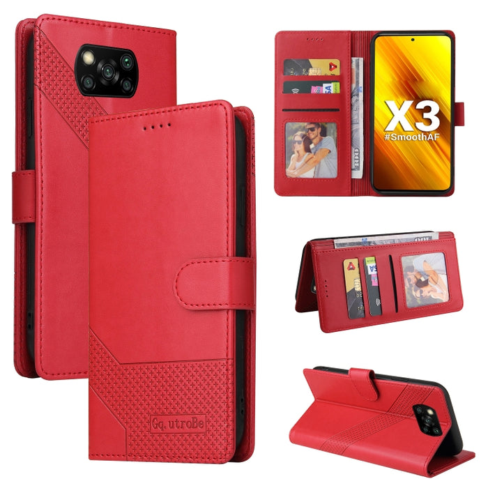 GQUTROBE Skin Feel Estuche magnético de cuero para teléfono, For Xiaomi Redmi Note 11 Pro, For Xiaomi Mi 10 Lite, For Xiaomi Mi 11 Lite, For Xiaomi Poco F3, For Xiaomi Poco X3 NFC, For Xiaomi Mi 10T Lite, For Xiaomi Mi 10T Pro, For Xiaomi Mi 11        ...