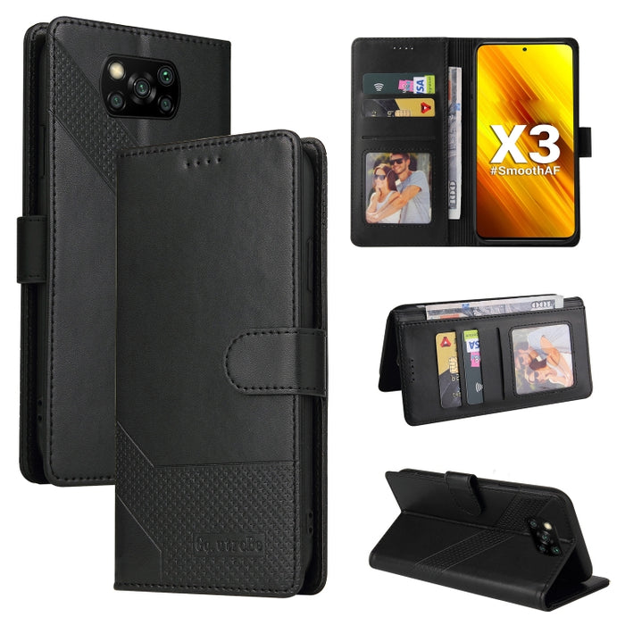 GQUTROBE Skin Feel Estuche magnético de cuero para teléfono, For Xiaomi Redmi Note 11 Pro, For Xiaomi Mi 10 Lite, For Xiaomi Mi 11 Lite, For Xiaomi Poco F3, For Xiaomi Poco X3 NFC, For Xiaomi Mi 10T Lite, For Xiaomi Mi 10T Pro, For Xiaomi Mi 11        ...