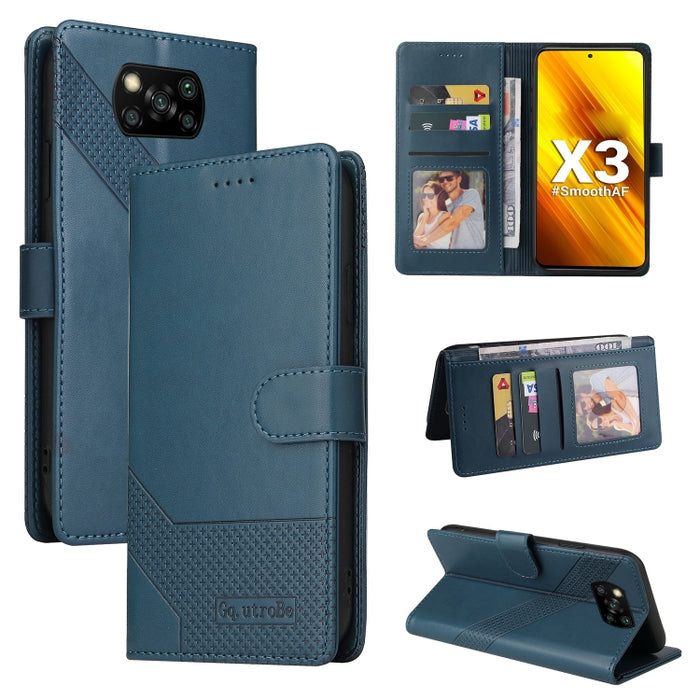 GQUTROBE Skin Feel Estuche magnético de cuero para teléfono, For Xiaomi Redmi Note 11 Pro, For Xiaomi Mi 10 Lite, For Xiaomi Mi 11 Lite, For Xiaomi Poco F3, For Xiaomi Poco X3 NFC, For Xiaomi Mi 10T Lite, For Xiaomi Mi 10T Pro, For Xiaomi Mi 11        ...