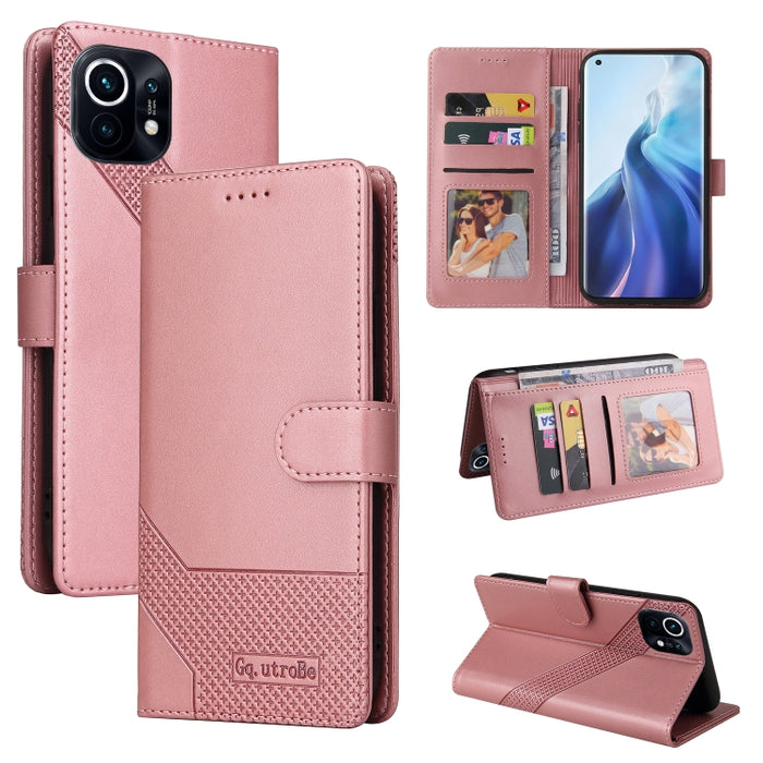 GQUTROBE Skin Feel Estuche magnético de cuero para teléfono, For Xiaomi Redmi Note 11 Pro, For Xiaomi Mi 10 Lite, For Xiaomi Mi 11 Lite, For Xiaomi Poco F3, For Xiaomi Poco X3 NFC, For Xiaomi Mi 10T Lite, For Xiaomi Mi 10T Pro, For Xiaomi Mi 11        ...