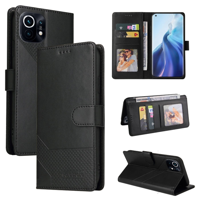 GQUTROBE Skin Feel Estuche magnético de cuero para teléfono, For Xiaomi Redmi Note 11 Pro, For Xiaomi Mi 10 Lite, For Xiaomi Mi 11 Lite, For Xiaomi Poco F3, For Xiaomi Poco X3 NFC, For Xiaomi Mi 10T Lite, For Xiaomi Mi 10T Pro, For Xiaomi Mi 11        ...