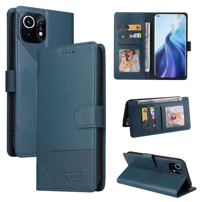 GQUTROBE Skin Feel Estuche magnético de cuero para teléfono, For Xiaomi Redmi Note 11 Pro, For Xiaomi Mi 10 Lite, For Xiaomi Mi 11 Lite, For Xiaomi Poco F3, For Xiaomi Poco X3 NFC, For Xiaomi Mi 10T Lite, For Xiaomi Mi 10T Pro, For Xiaomi Mi 11        ...