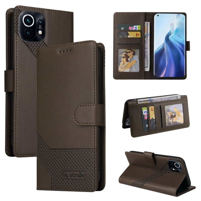 GQUTROBE Skin Feel Estuche magnético de cuero para teléfono, For Xiaomi Redmi Note 11 Pro, For Xiaomi Mi 10 Lite, For Xiaomi Mi 11 Lite, For Xiaomi Poco F3, For Xiaomi Poco X3 NFC, For Xiaomi Mi 10T Lite, For Xiaomi Mi 10T Pro, For Xiaomi Mi 11        ...