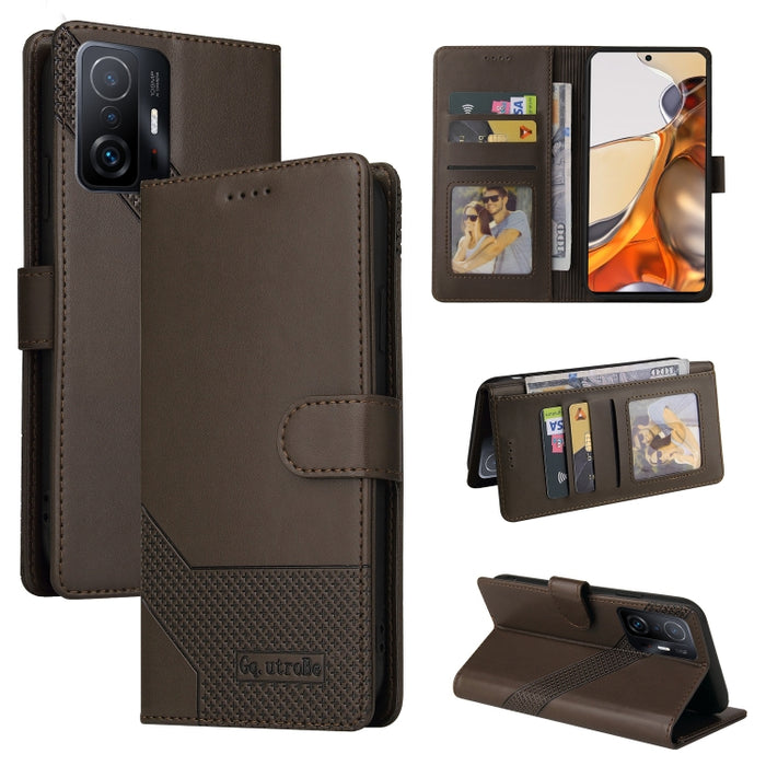GQUTROBE Skin Feel Estuche magnético de cuero para teléfono, For Xiaomi Redmi Note 11 Pro, For Xiaomi Mi 10 Lite, For Xiaomi Mi 11 Lite, For Xiaomi Poco F3, For Xiaomi Poco X3 NFC, For Xiaomi Mi 10T Lite, For Xiaomi Mi 10T Pro, For Xiaomi Mi 11        ...