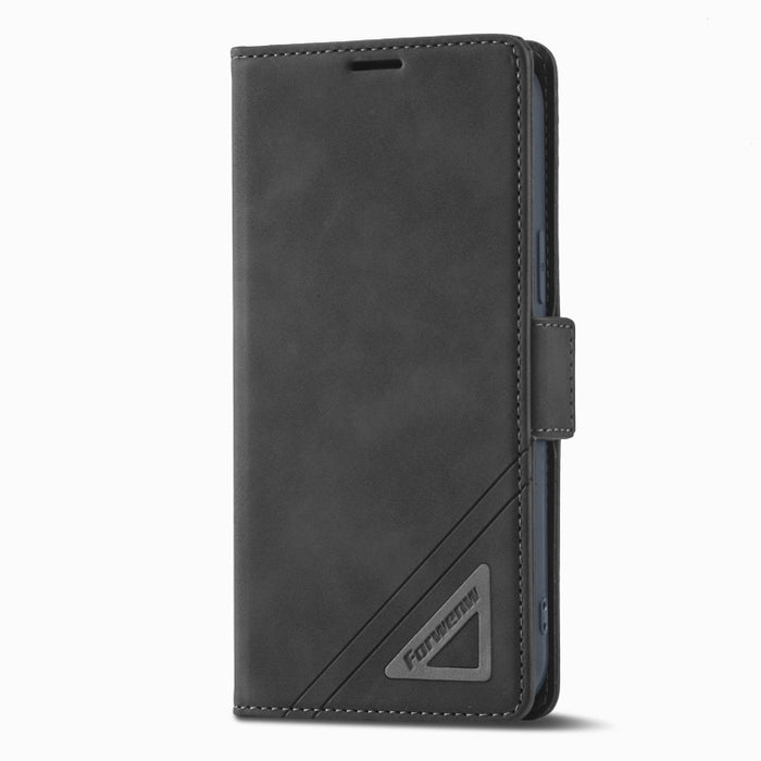 Estuche para teléfono de cuero con hebilla de doble cara Forwenw