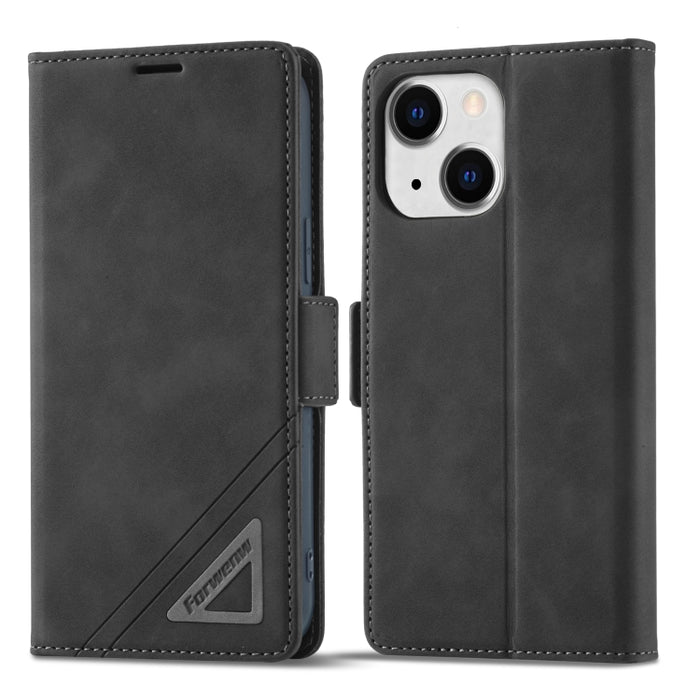 Estuche para teléfono de cuero con hebilla de doble cara Forwenw