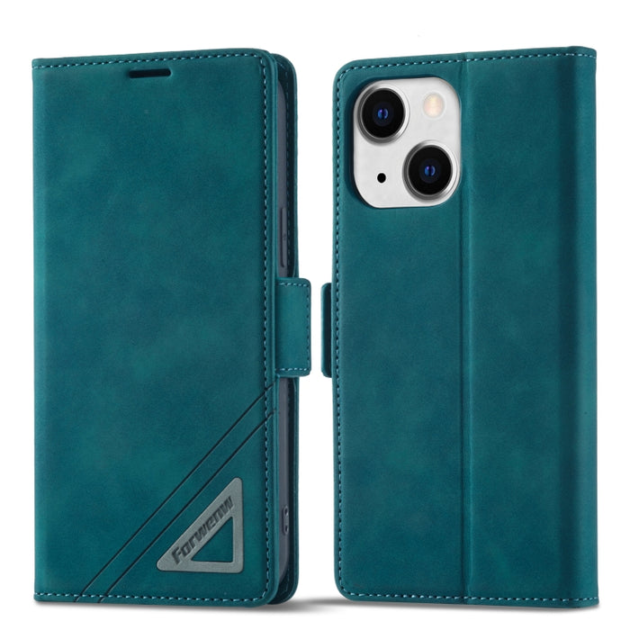 Estuche para teléfono de cuero con hebilla de doble cara Forwenw