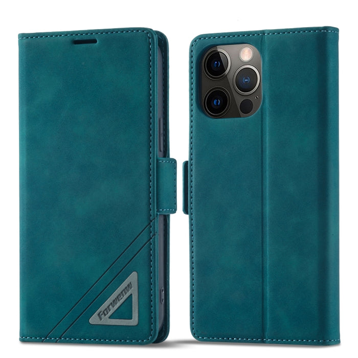 Estuche para teléfono de cuero con hebilla de doble cara Forwenw