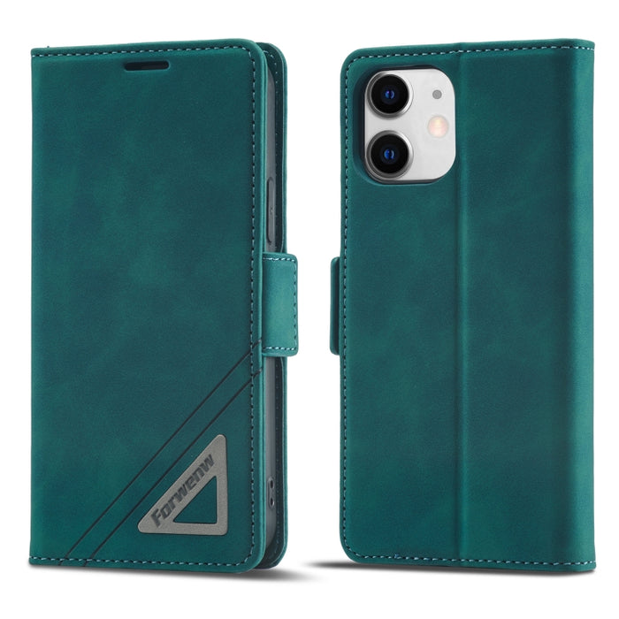 Estuche para teléfono de cuero con hebilla de doble cara Forwenw