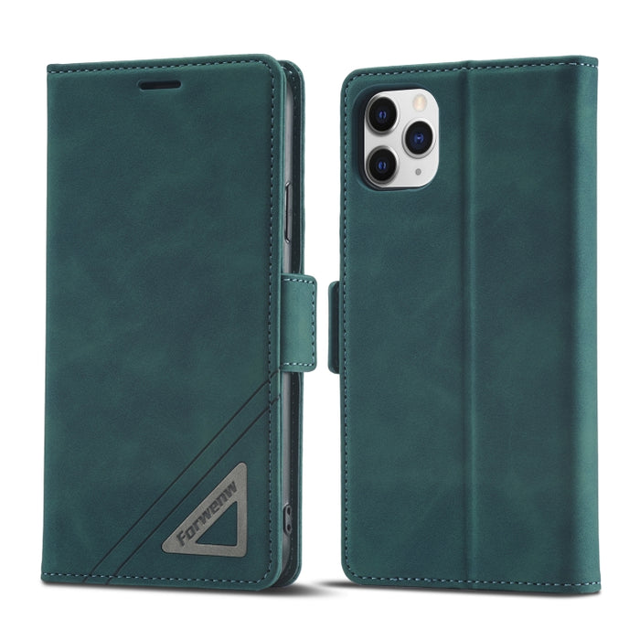 Estuche para teléfono de cuero con hebilla de doble cara Forwenw