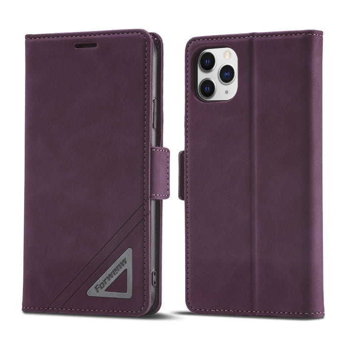 Estuche para teléfono de cuero con hebilla de doble cara Forwenw
