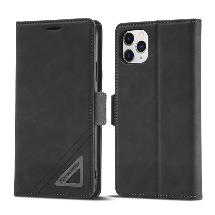 Estuche para teléfono de cuero con hebilla de doble cara Forwenw